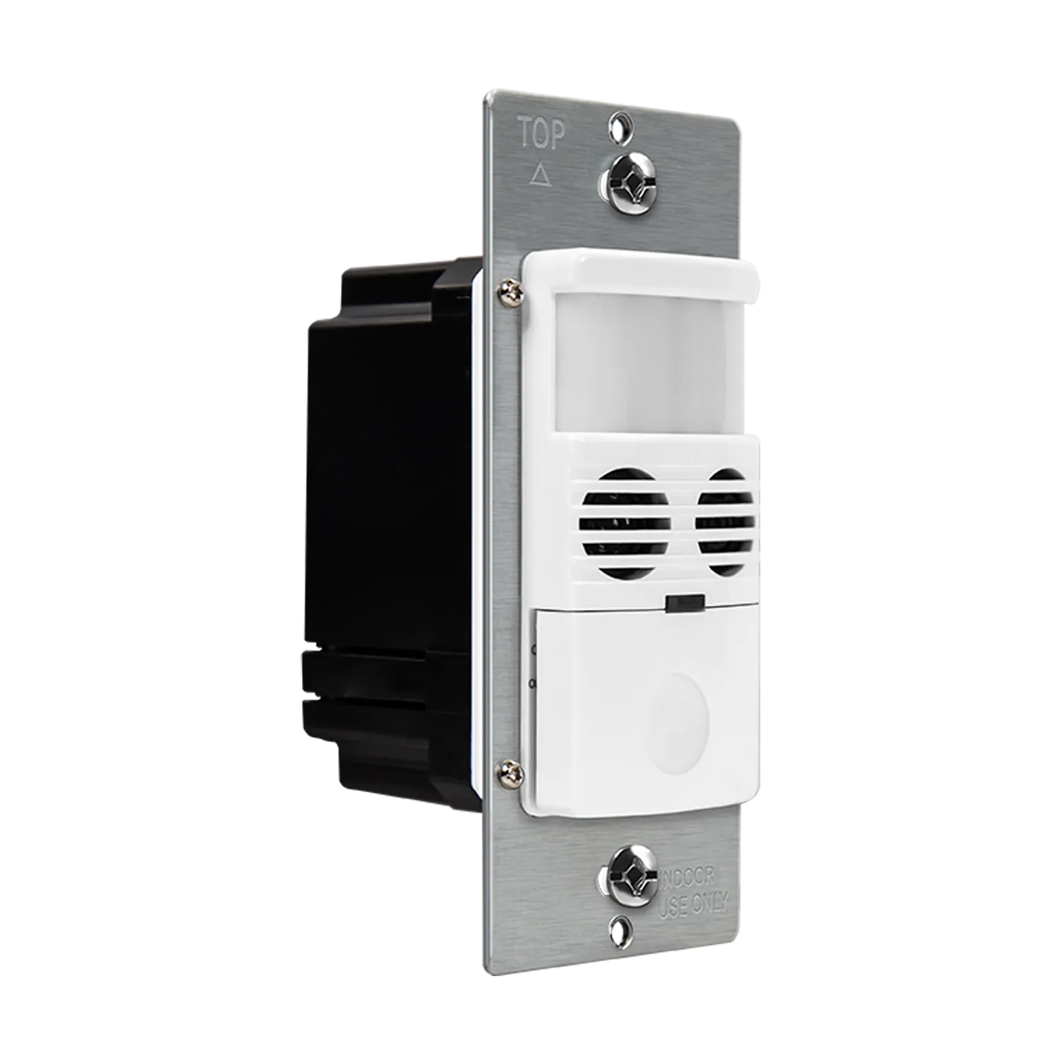 180° Dual-Technology Occupancy/Vacancy Motion Sensor Wall Switch, Neutral Wire Required, Single Pole