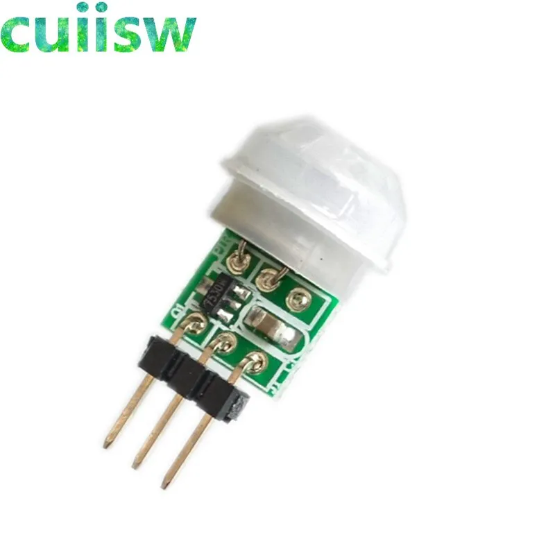 1PCS HC-SR501 HC-SR505 AM312 Adjust IR Pyroelectric Infrared Mini PIR module Motion Sensor Detector Module Bracket for arduino