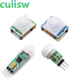 1PCS HC-SR501 HC-SR505 AM312 Adjust IR Pyroelectric Infrared Mini PIR module Motion Sensor Detector Module Bracket for arduino