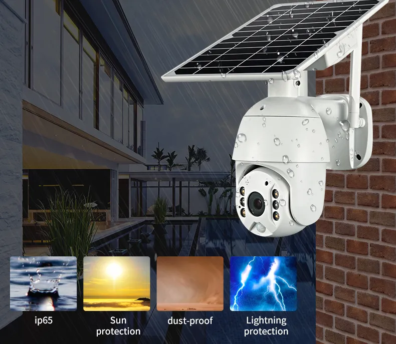 4G & WiFi Solar-Powered PTZ Security Camera: Ultimate Outdoor Surveillance Solution"