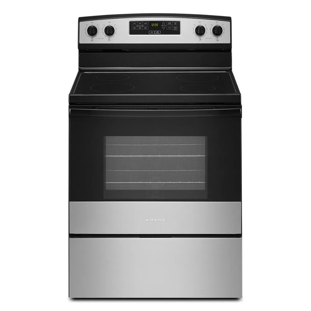 Amana AER6303MMS 30-Inch Amana® Electric Range With Extra-Large Oven Window