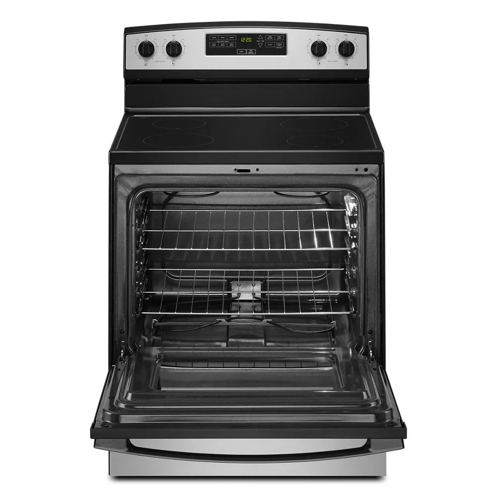 Amana AER6303MMS 30-Inch Amana® Electric Range With Extra-Large Oven Window