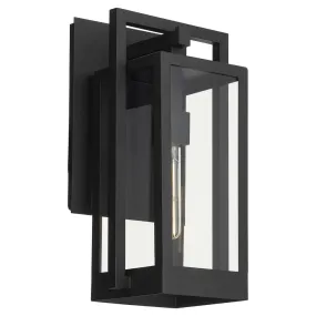 Arlo 18.25" Coastal Outdoor Wall Lantern - Textured Black