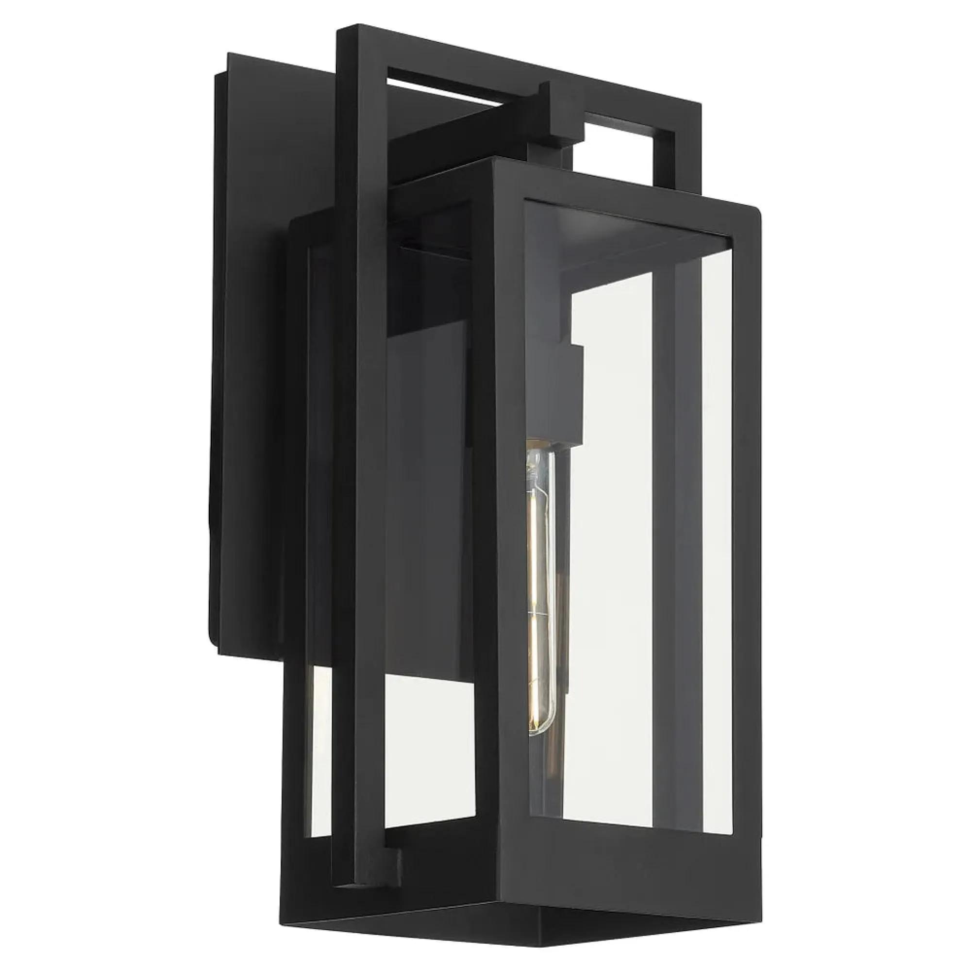 Arlo 18.25" Coastal Outdoor Wall Lantern - Textured Black