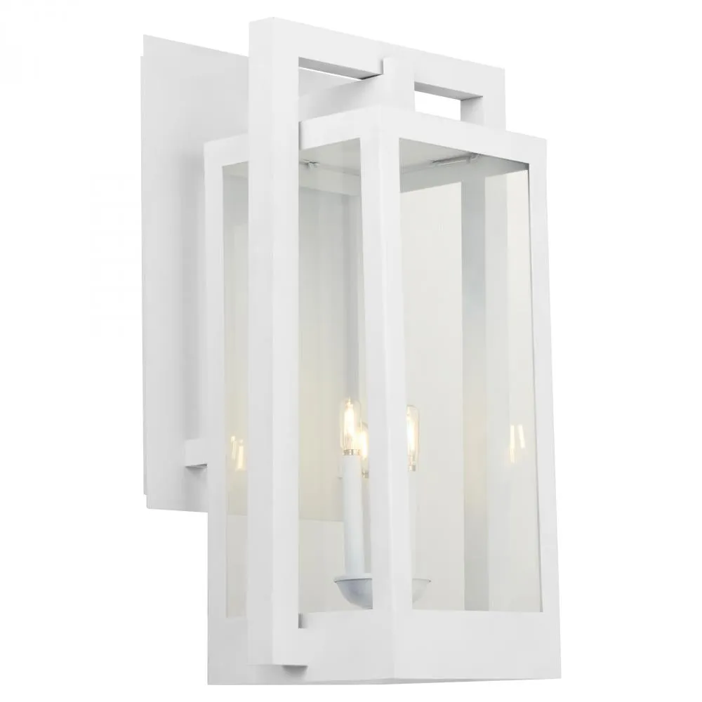 Arlo 30" Coastal Outdoor Wall Lantern - White