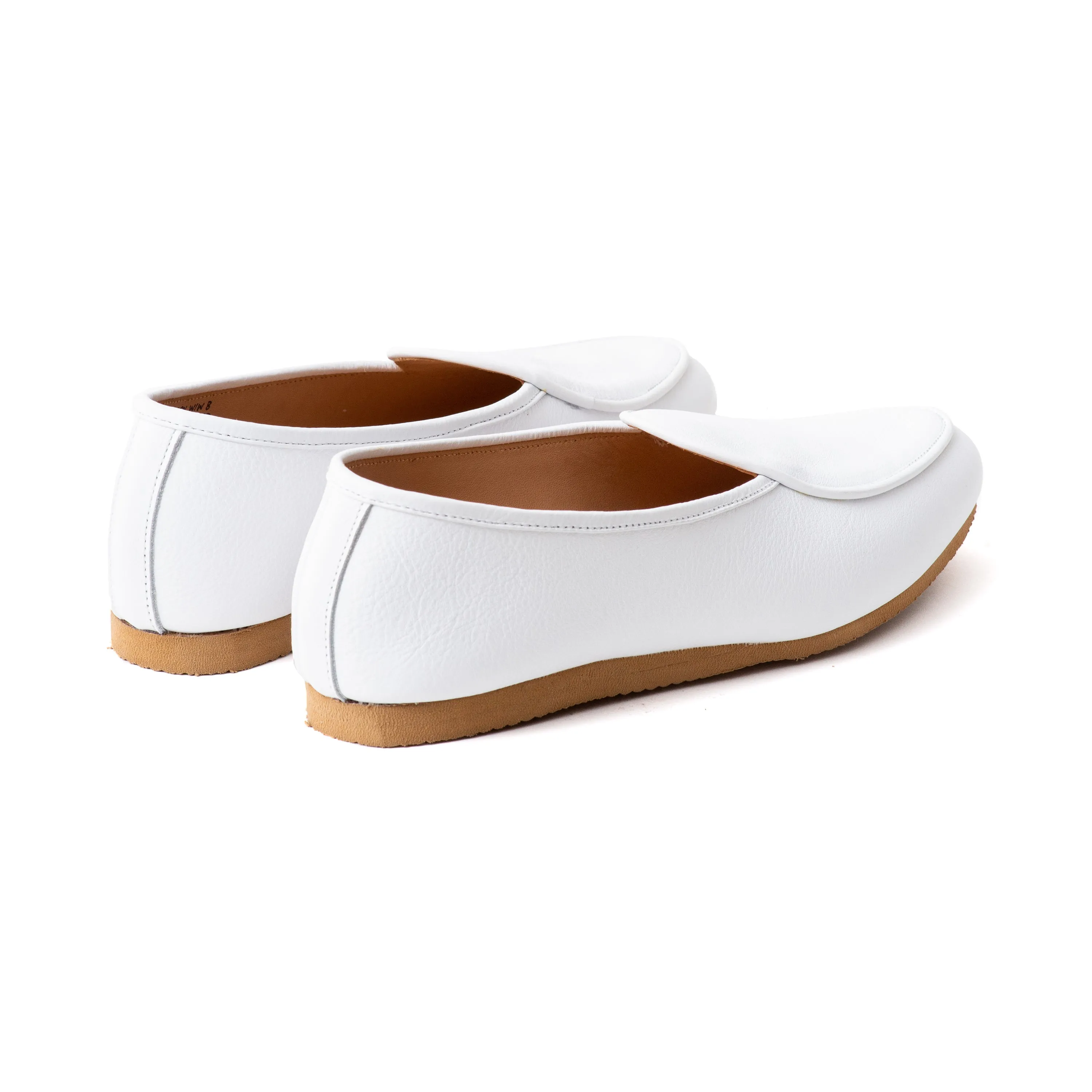 Artizan Belgian Slipper - White Calf