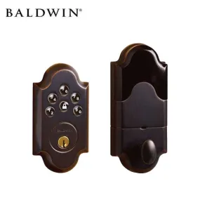 Baldwin Estate - 8252.112.AC1 - Boulder Electronic Deadbolt - Singl Cyl - 112 - Venetian Bronze - Grade 2