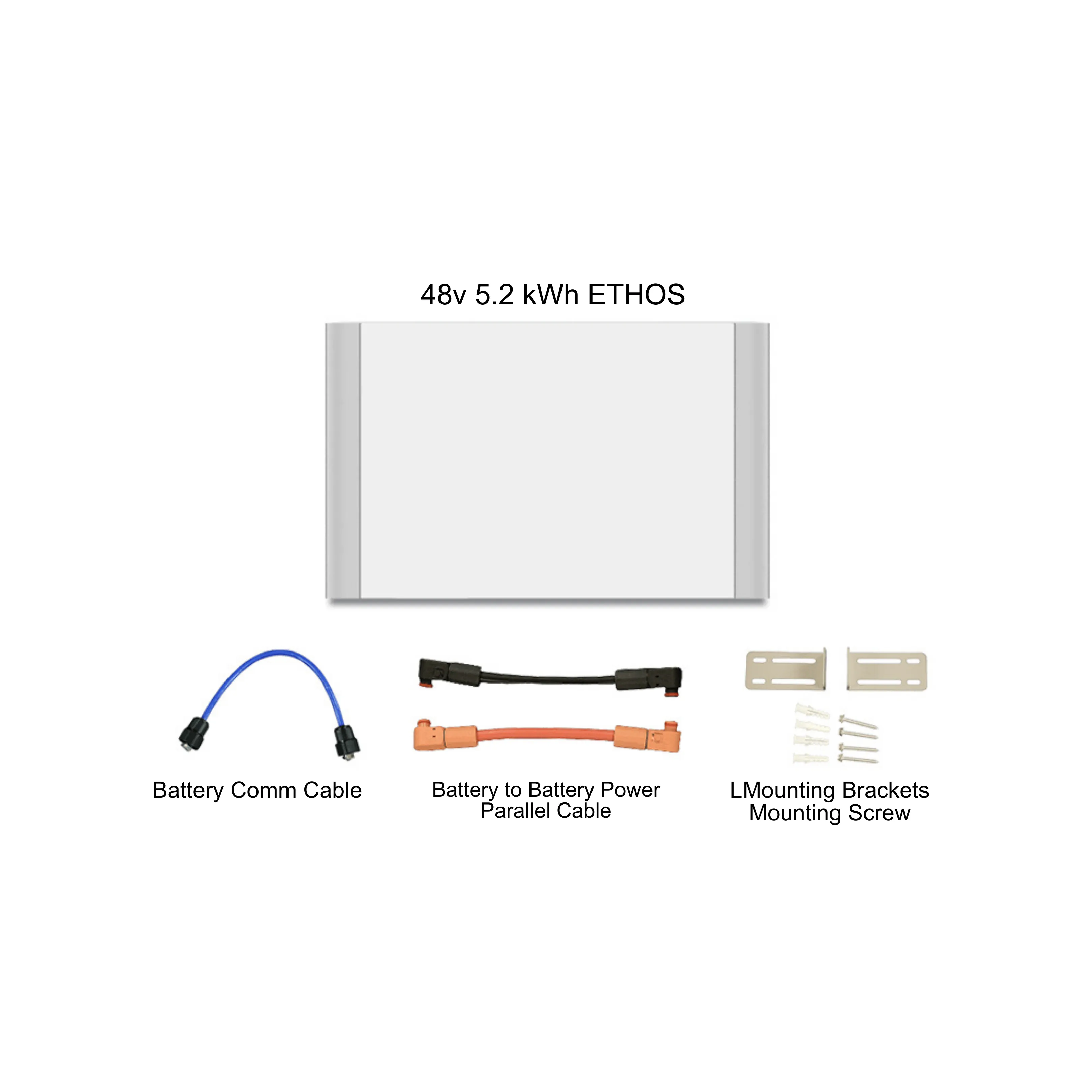 BigBattery | ETHOS Battery EG4-18Kpv Bundle - Indoor & Outdoor Energy System | 12kW Output Total w/ 10.2kWh to 30.7kWh [BNDL-B0004]