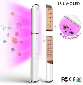 Earthwise UV UV-C Multipurpose Portable Wand with 18-Pc UV LED Lamp Beads