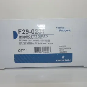 Emerson F29 Series Clear Plastic with Keyed Lock Thermostat Guard F29-0231