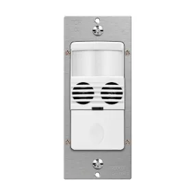 Enerlites MWOS 180° Dual-Technology Occupancy/Vacancy Motion Sensor Wall Switch, Neutral Wire Required, Single Pole