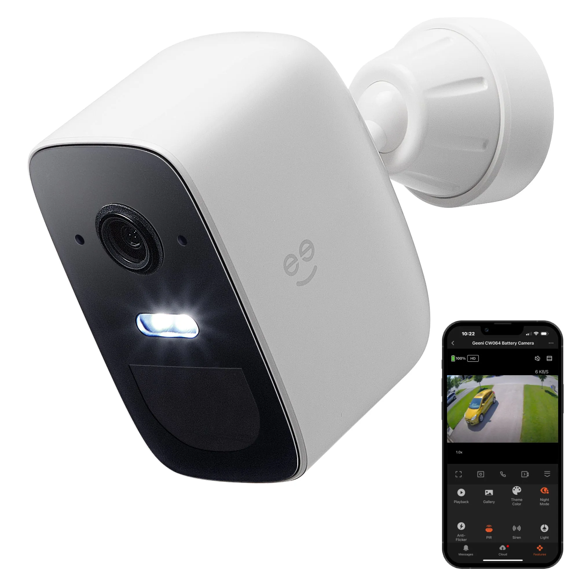 Geeni Freebird 2 Smart Battery Camera 1080P