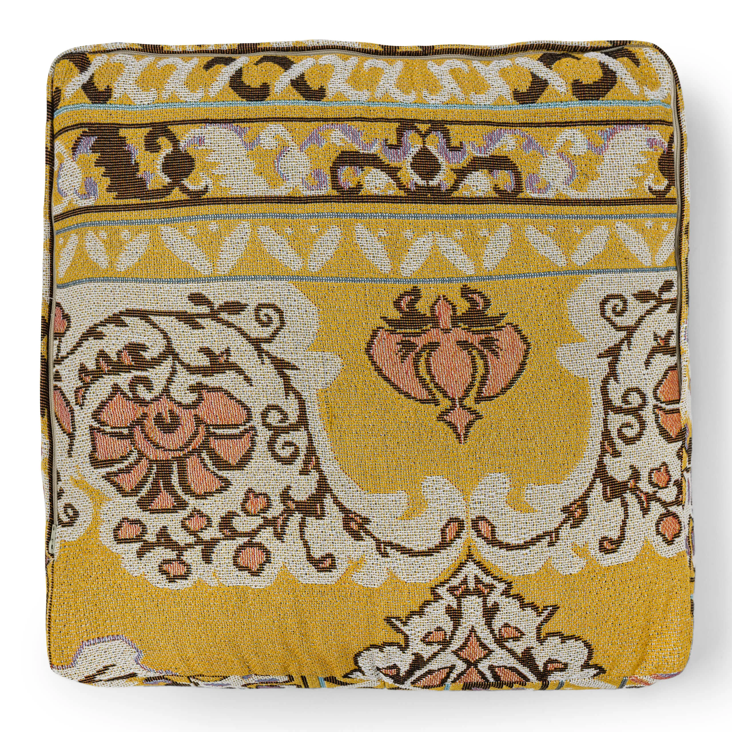 'Here Comes The Sun' Woven Floor Cushion Cover