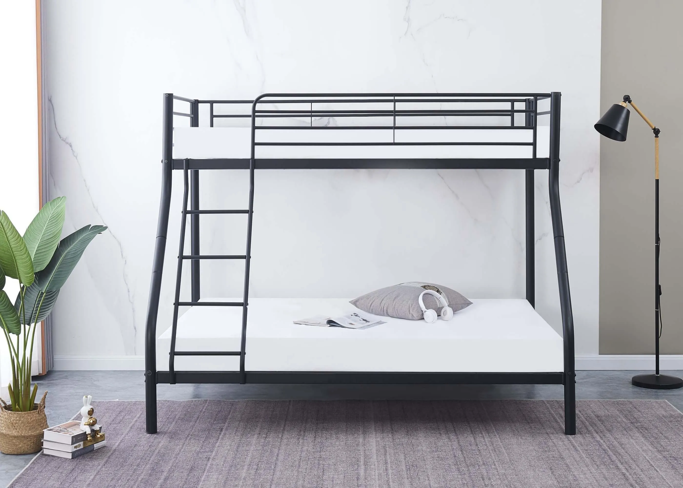 Holt Triple Bunk Bed with Mattress