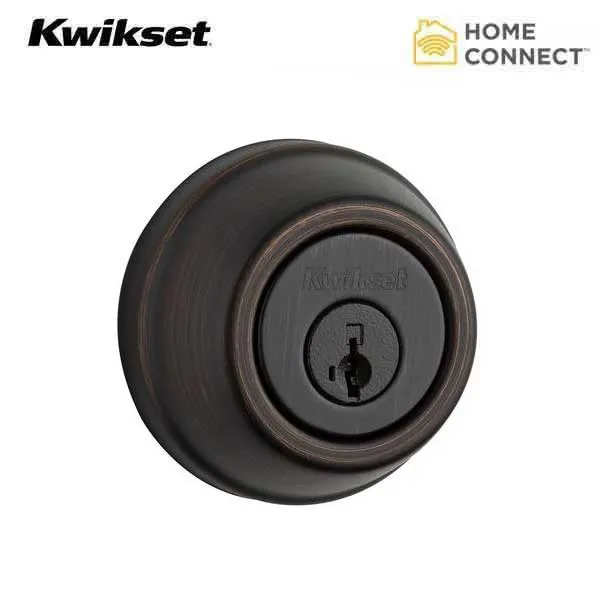 Kwikset - 910 - Signature Series Traditional Deadbolt w/ Home Connect - US11P - Venetian Bronze