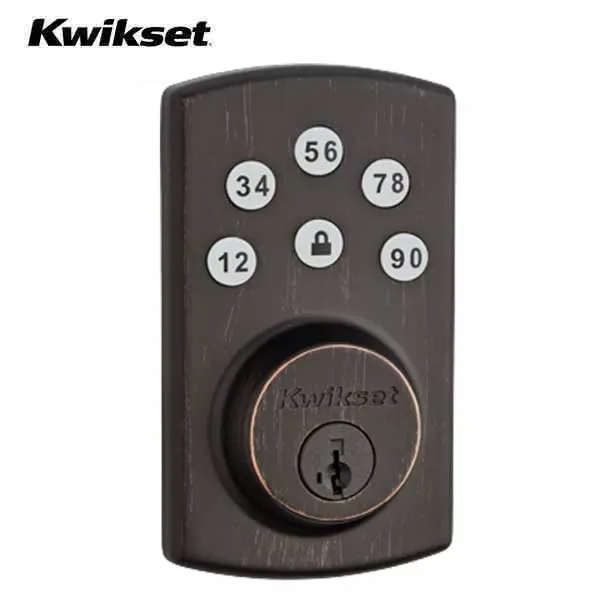 Kwikset - Powerbolt2 -  Electronic Deadbolt -  Balboa Lever - US11P - Venetian Bronze