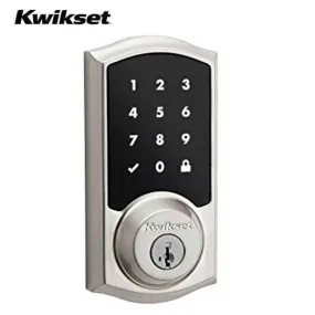 Kwikset - Smart Code  915TRL - Electronic Traditional Deadbolt - US15 - Satin Nickel