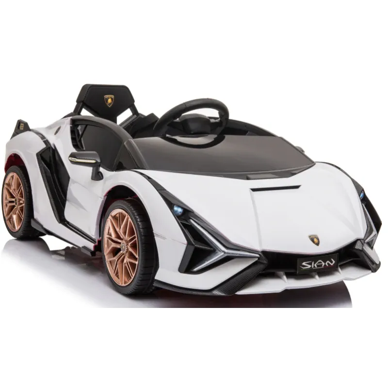 Lamborghini Sian 12V Ride on Car - 1 Seater - White