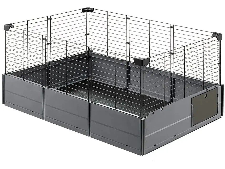 Multiple Open Black Cage