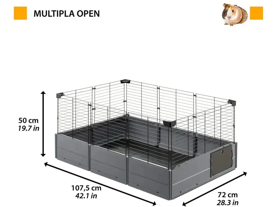 Multiple Open Black Cage