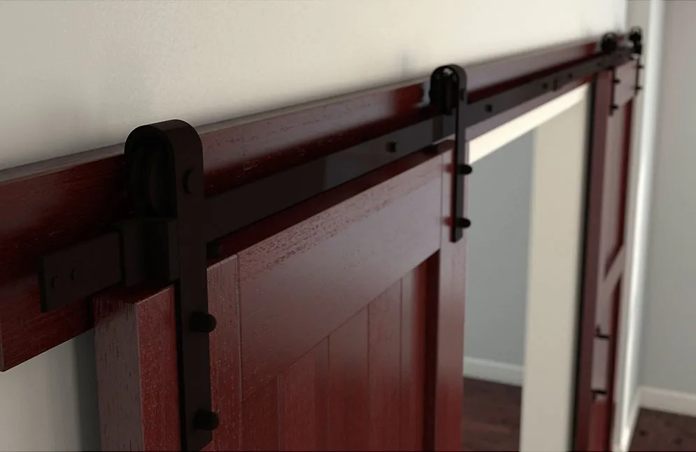 Oil Rubbed Bronze 72 inch Interior Sliding Door Hardware