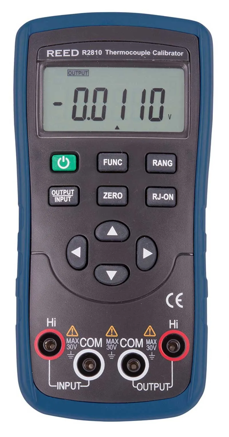 REED R2810 Thermocouple Calibrator with ISO Certificate