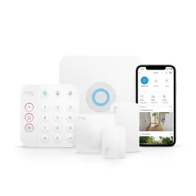 Ring Alarm Pack - S by Amazon | Smart home alarm security system with optional Assisted Monitoring - No long-term commitments | Works with Alexa