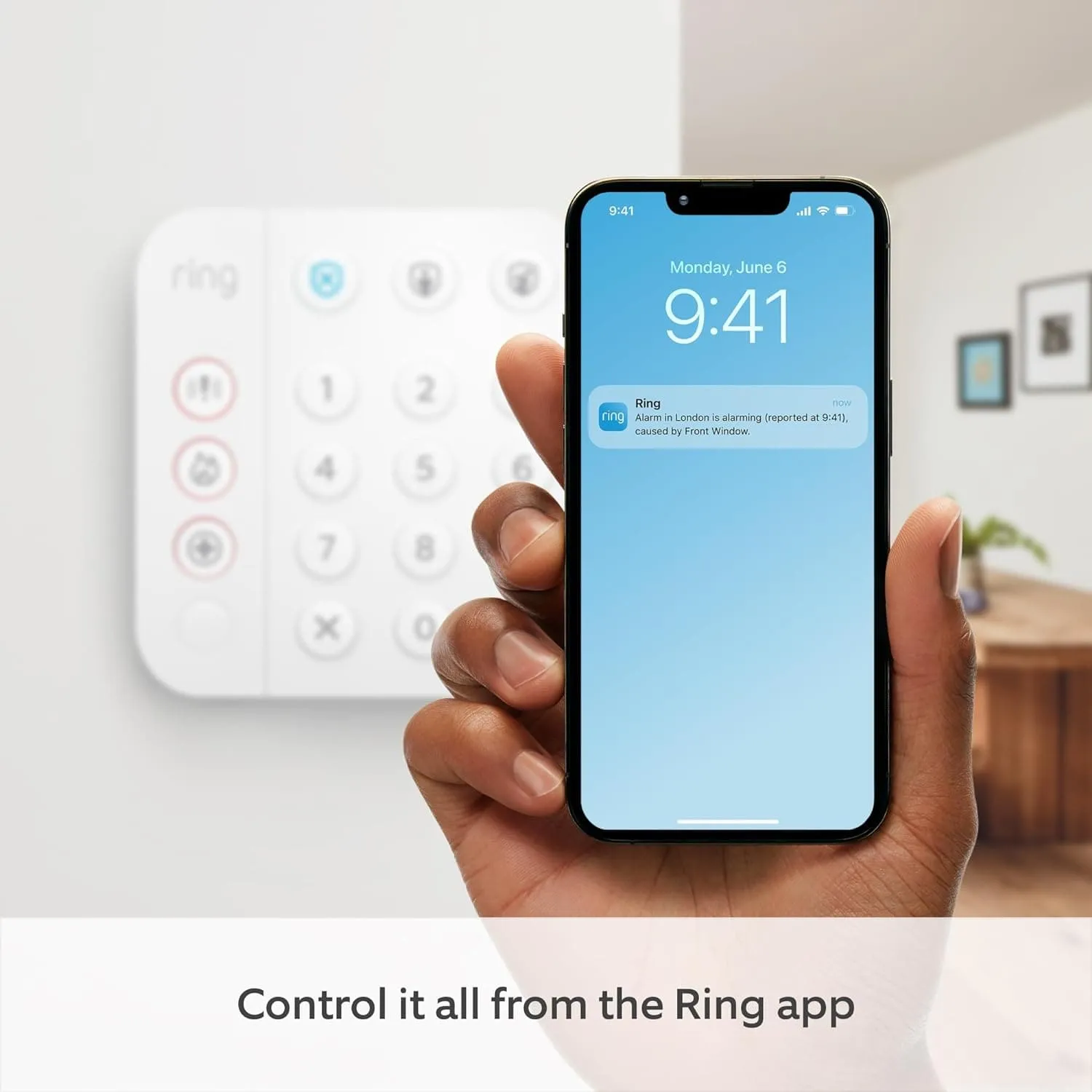 Ring Alarm Pack - S by Amazon | Smart home alarm security system with optional Assisted Monitoring - No long-term commitments | Works with Alexa