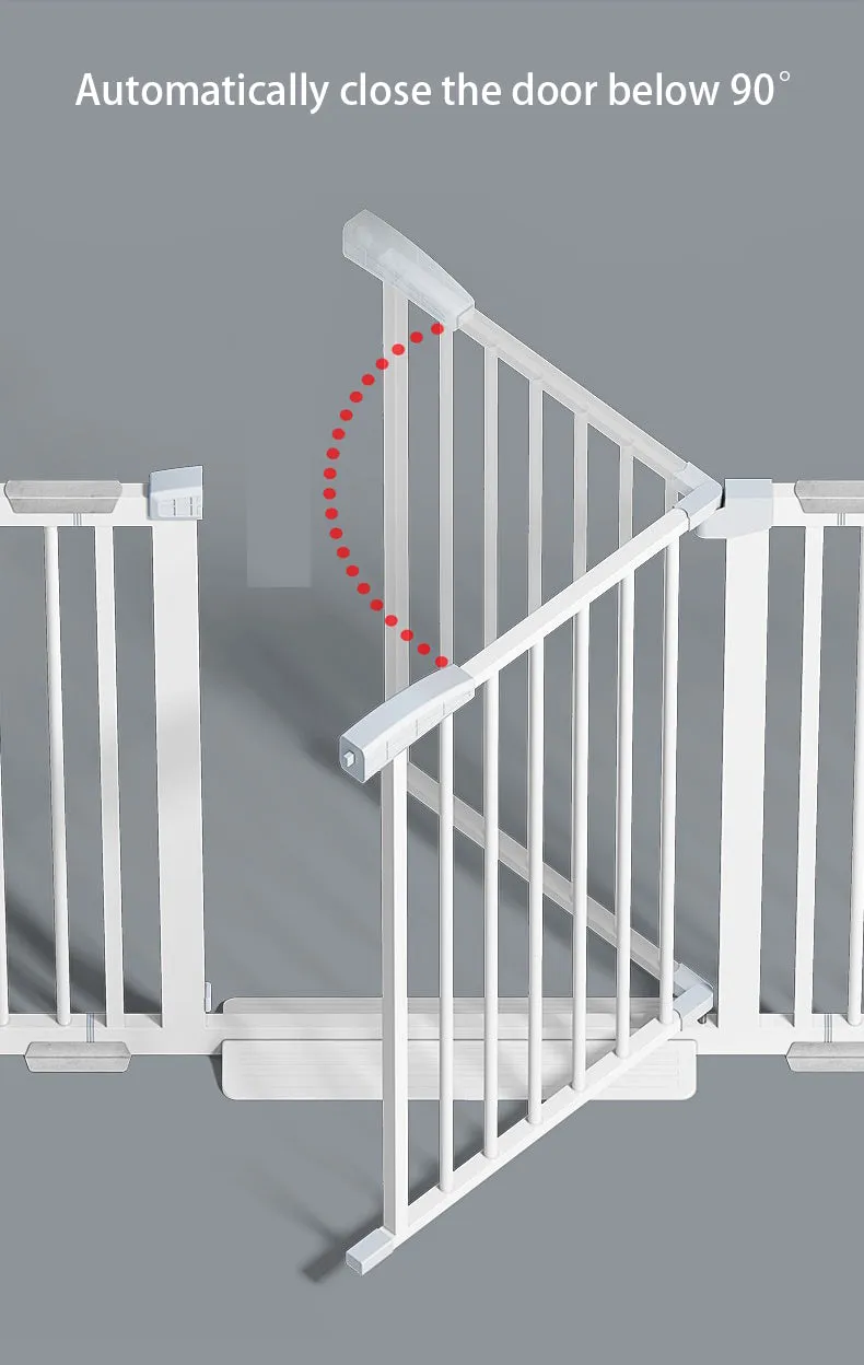 Safety Gate Baby Pet Safe Fence Protection Fencing Metal Staircase Security 75-300cm