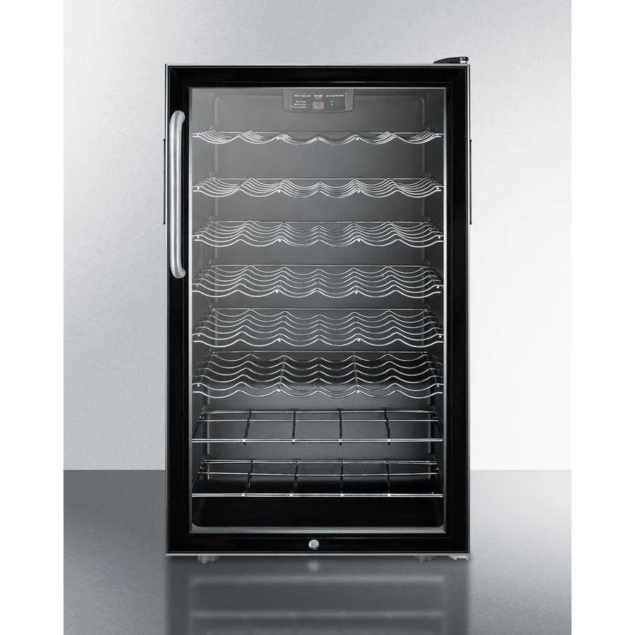 Summit 40 Bottle 20" Wide , ADA Compliant Wine Fridge SWC525LTBADA