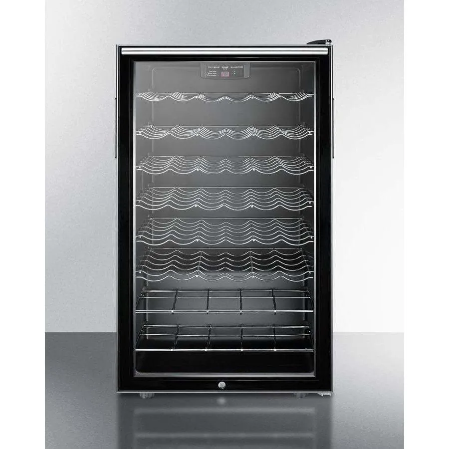 Summit 40 Bottle 20" Wide Built-In, ADA Compliant Wine Fridge SWC525LBI7HHADA