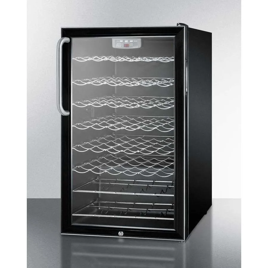 Summit 40 Bottle 20" Wide Built-In, ADA Compliant Wine Fridge SWC525LBITBADA