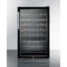 Summit 40 Bottle 20" Wide Built-In, ADA Compliant Wine Fridge SWC525LBITBADA