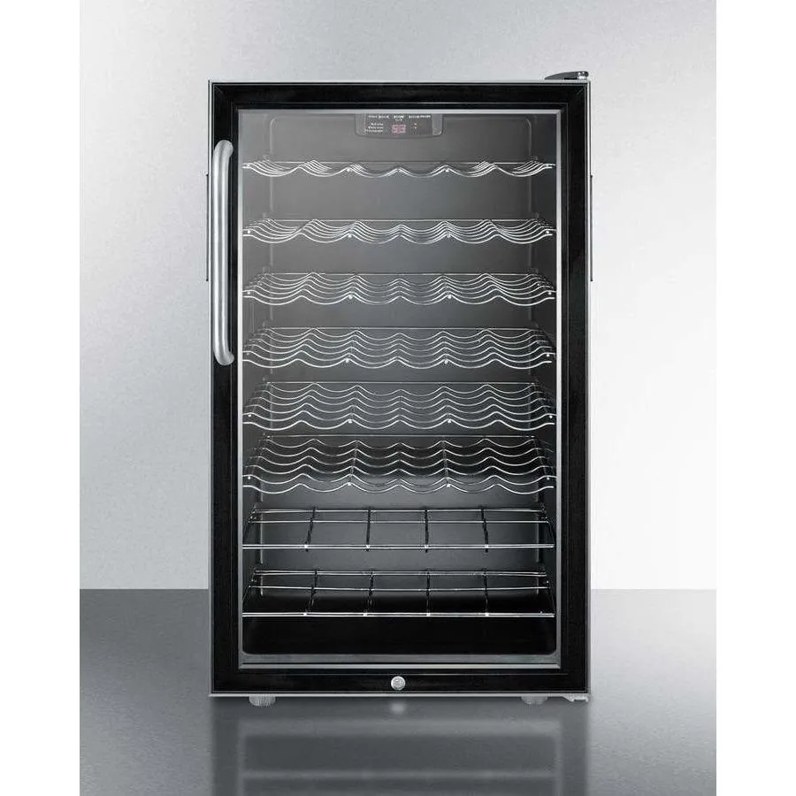 Summit 40 Bottle 20" Wide Built-In Wine Fridge SWC525L7CSS