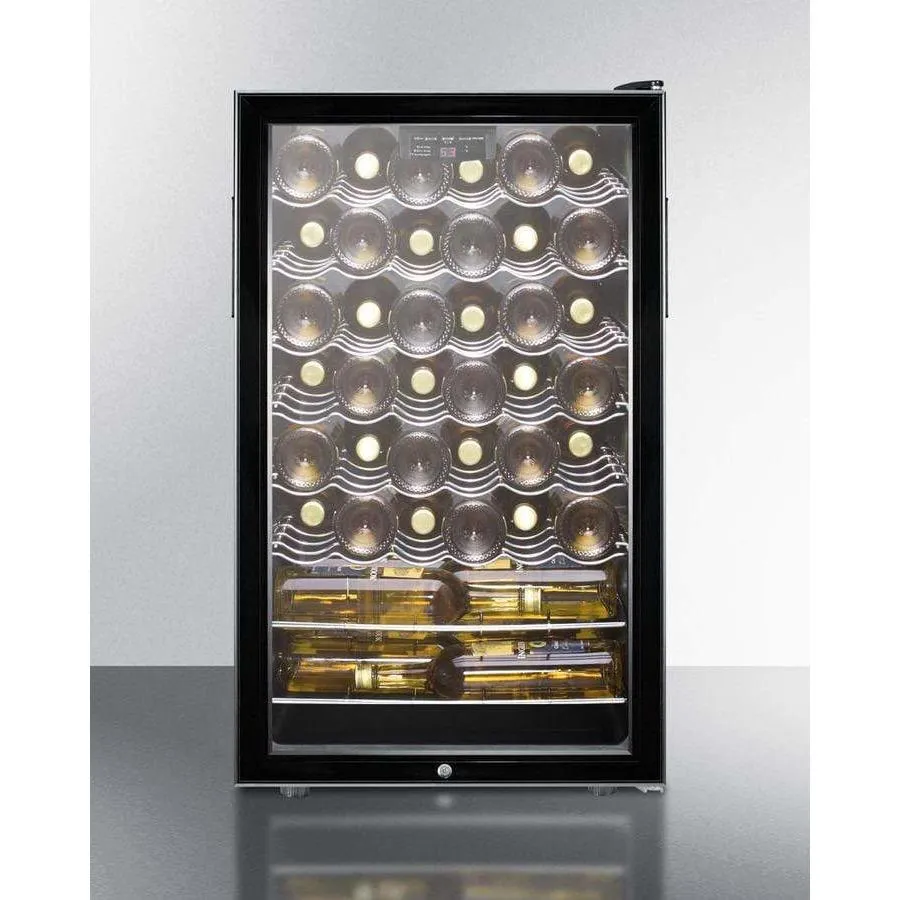 Summit 40 Bottle 20" Wide Built-In Wine Fridge SWC525LBI7