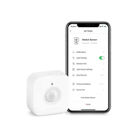 SwitchBot Motion Sensor | Wireless, PIR Motion Detector Alert, Add SwitchBot Hub Mini to Make it Compatible with Alexa