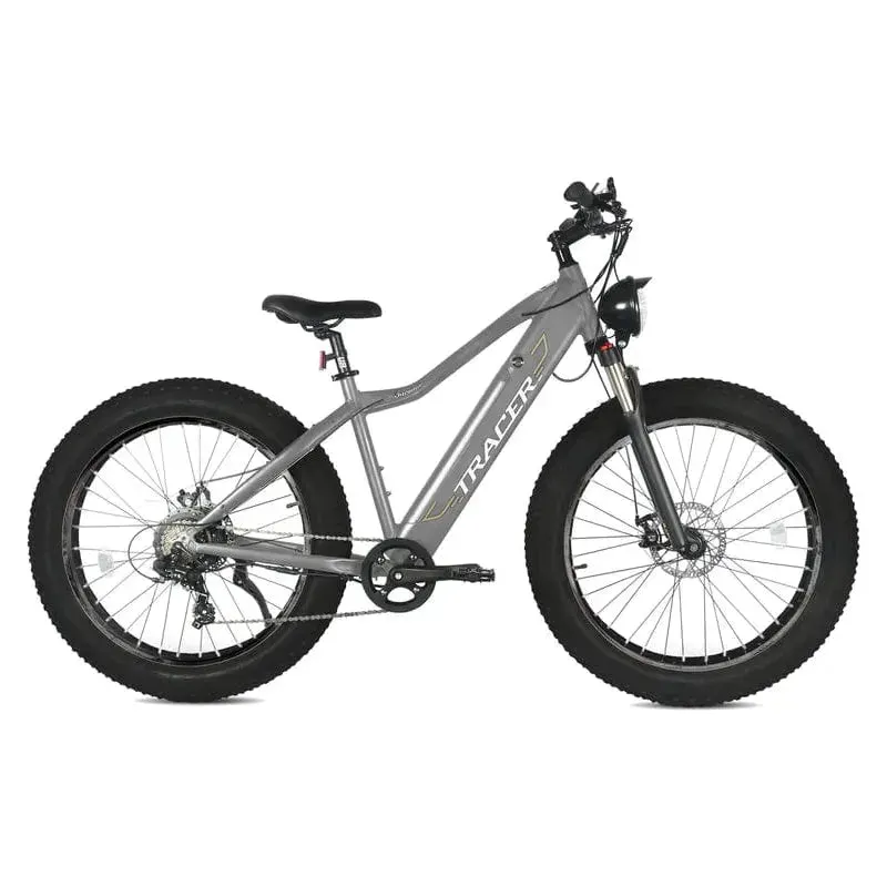 Tracer Tacoma 26" 7 Speed Electric Fat Tire Bike w/ Dual Suspensions - 800 Watt, 48V