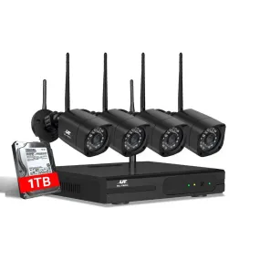 UL-tech CCTV Wireless Security Camera System 8CH Home Outdoor WIFI 4 Square Cameras Kit 1TB