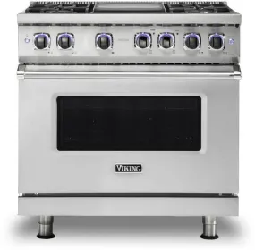 Viking 7 Series VGR73624GSS 36" Freestanding Professional Gas Range 2020 Model