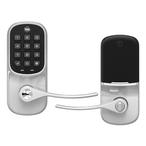 Yale Assure Lever Keypad with Key Option (for doors with no deadbolt)