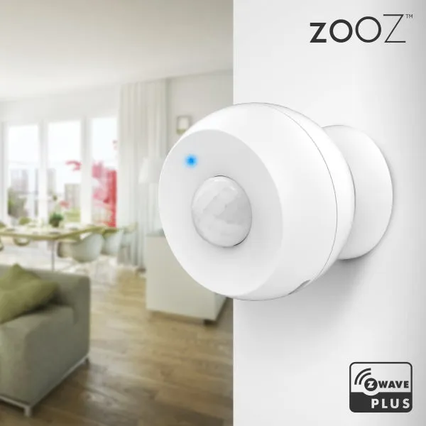 Zooz 800 Series Z-Wave Long Range Motion Sensor ZSE18 800LR with Magnetic Base (Battery or USB Power)